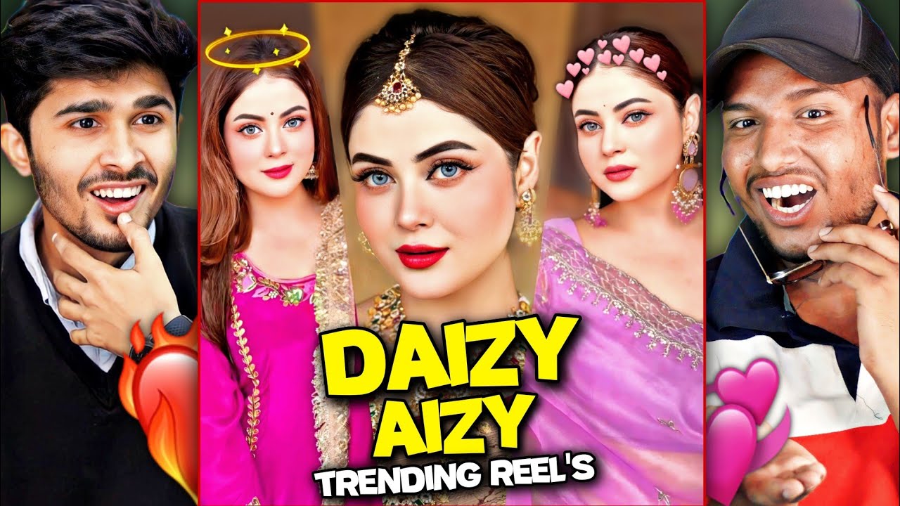 Daizy Aizy Instagram Trending Reels Reaction😍🔥 #dizyaizy V2funreacts