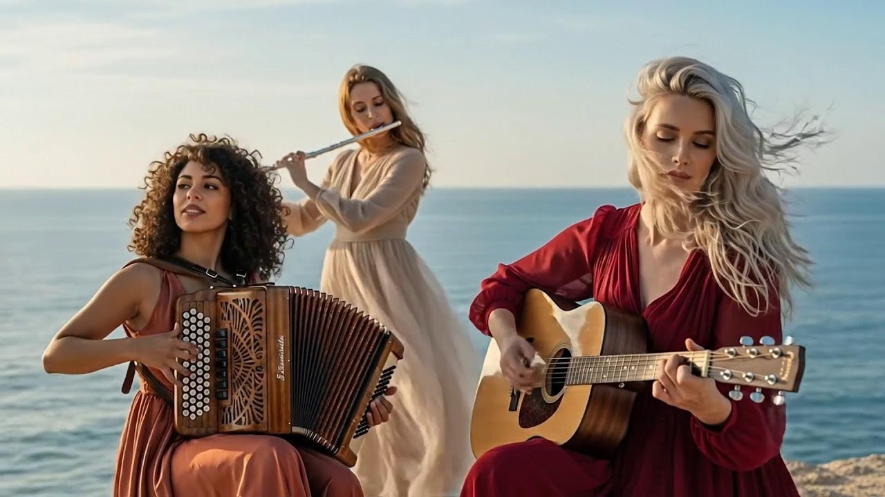 Whispers Beneath the Olive Trees | Cinematic Flamenco Guitar, Sax, Accordion & Flute