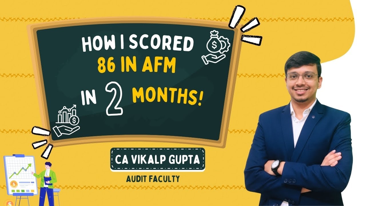 Scored 86 in AFM! My Exact Strategy & Study Plan | Jan'26
