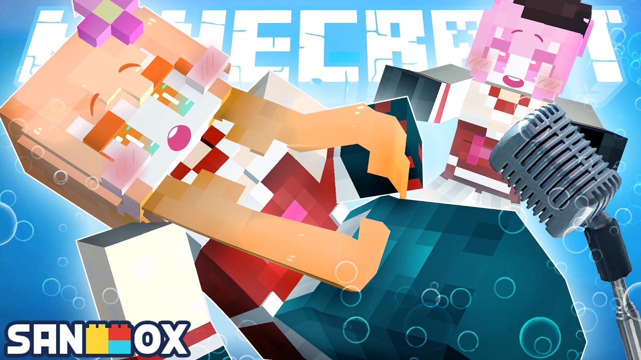 인어공주 꽃핀!! 사람이 되어 아이돌이 되다..!? 【아이돌 상황극】 마인크래프트 (Minecraft) - [꽃핀:설레임Tv]