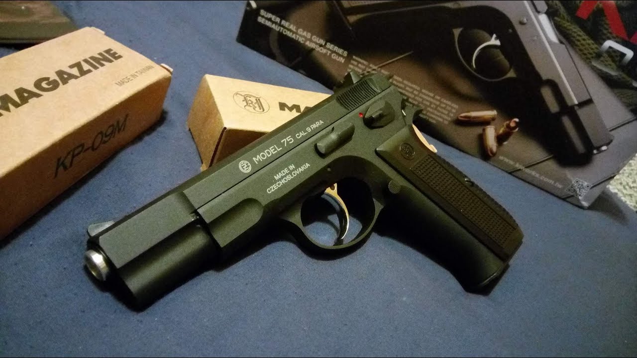 Airsoft - KJWorks CZ75 (KP09) Gas version