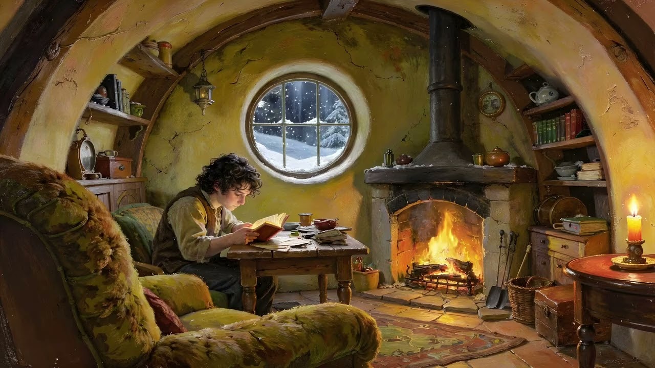 Medieval Music For Focus & Relaxation | A Cozy Winter Fire In The Shire