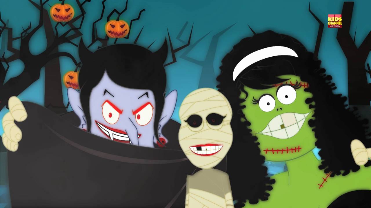 Xin chào Đó là Halloween | Halloween Bài hát cho trẻ em | đáng sợ Bài hát | Hello It's Halloween