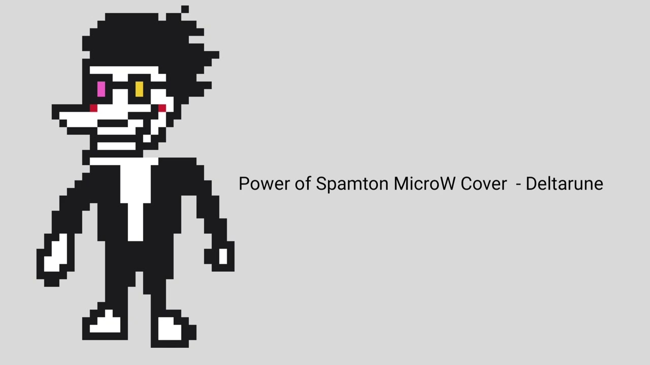 Deltarune Chapter 2 - !Power of Spamton MicroW Cover¡