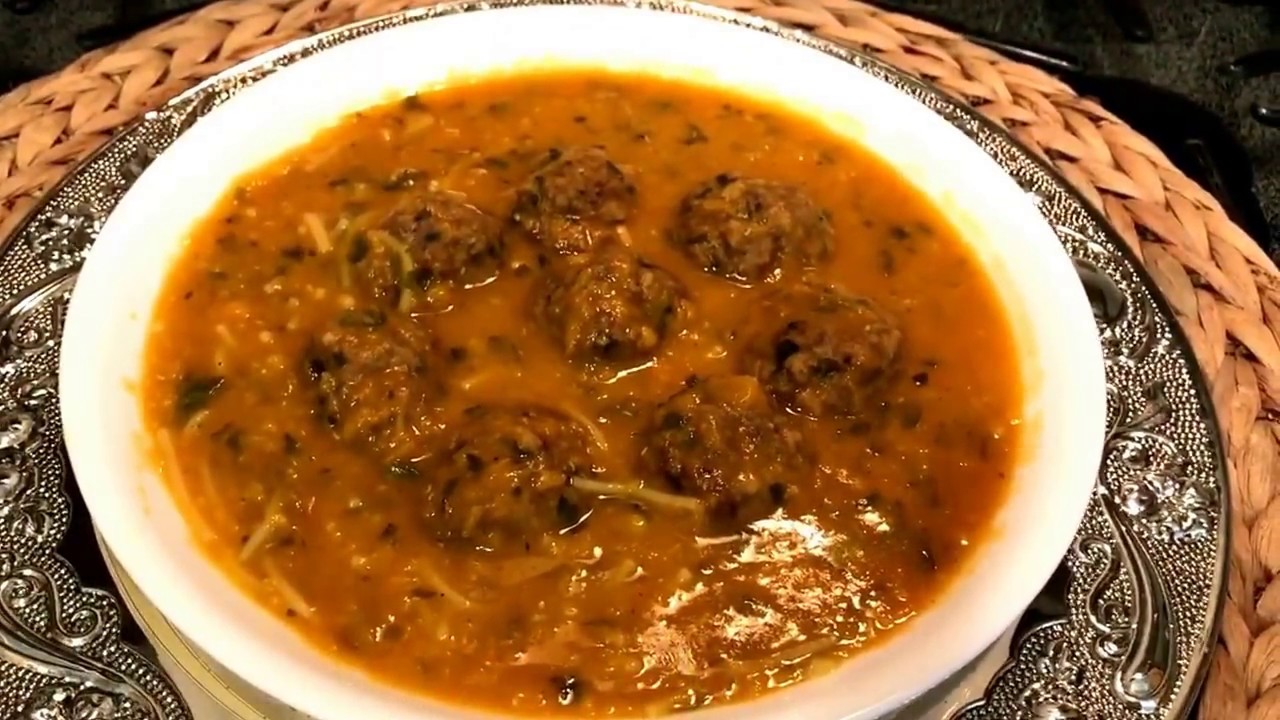 شوربة العدس بالكفته أو راس العصفور اطيب شوربه لرمضان