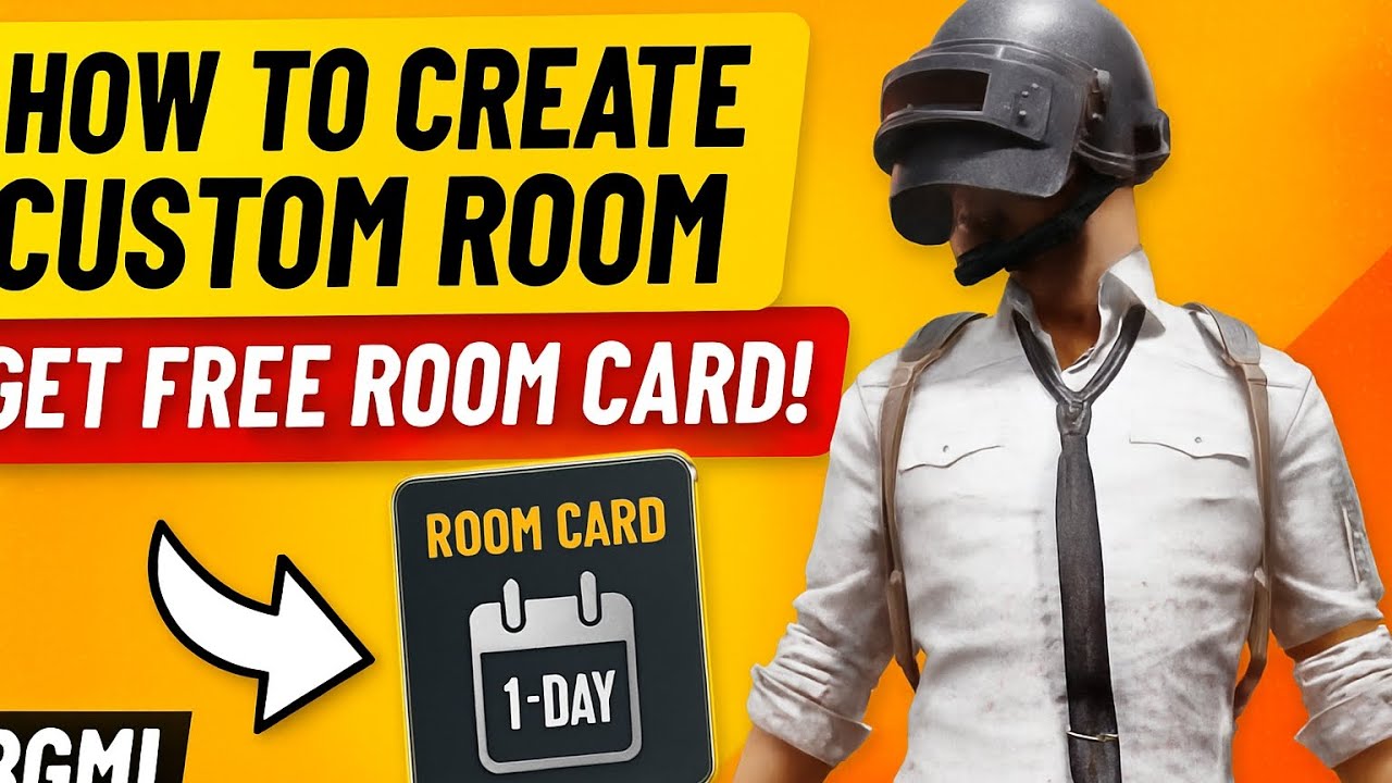 How to Create Custom Room in BGMI + Free Room Card Trick! 🔥 (100% Working)