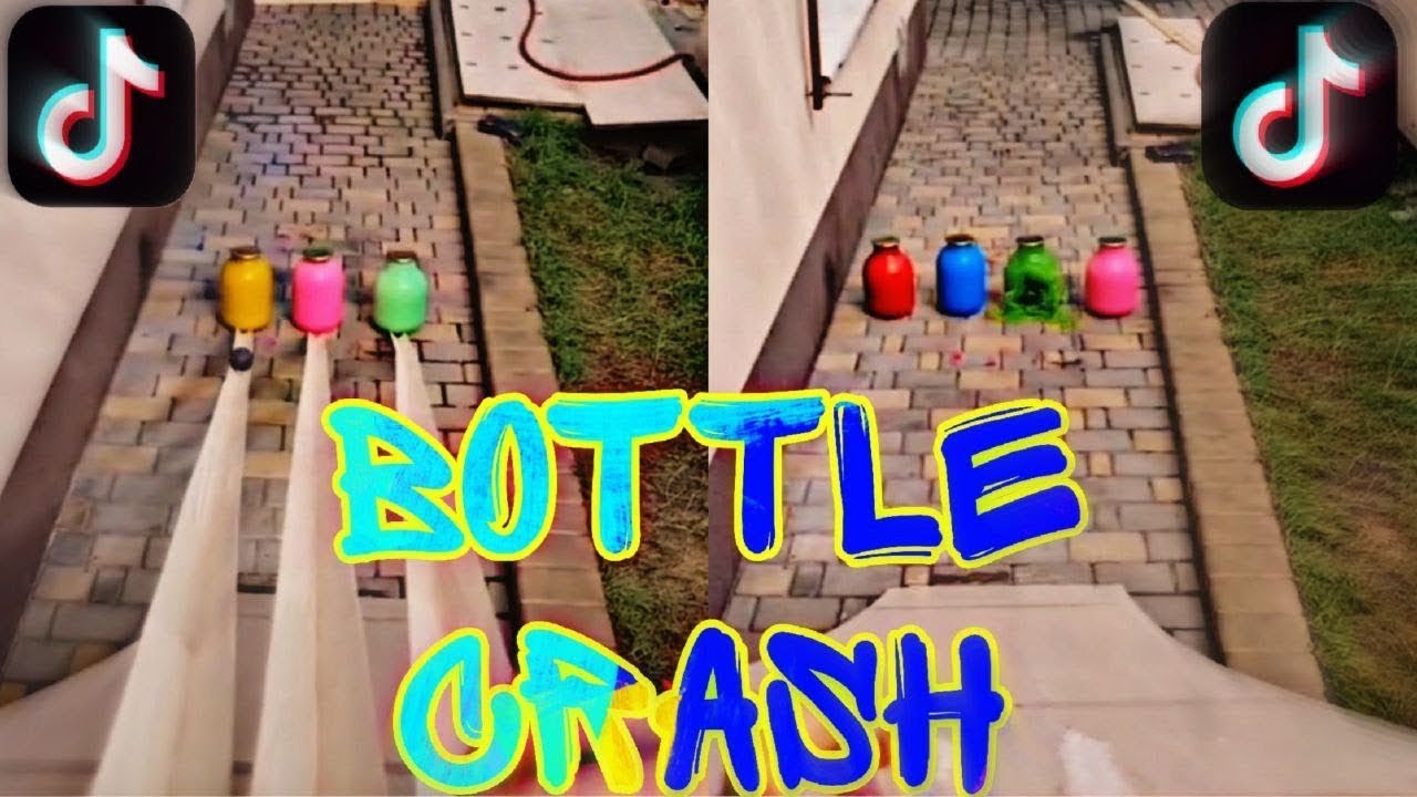 1 hour Of Bottle Rolling Down Stairs ASMR | Breaking Glass Bottles | ASMR Compilation