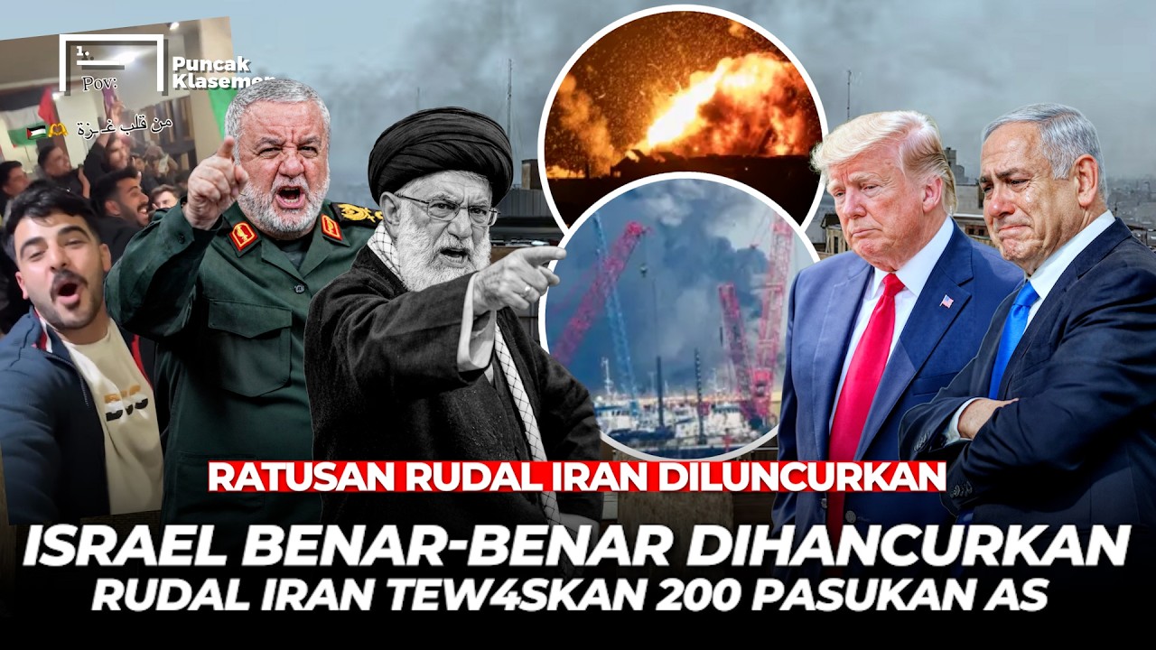 Balasan Iran Lebih Brutal Setelah Khamenei Wafat “Tel Aviv Dihujani Rudal, Pangkalan AS Dibombardir”