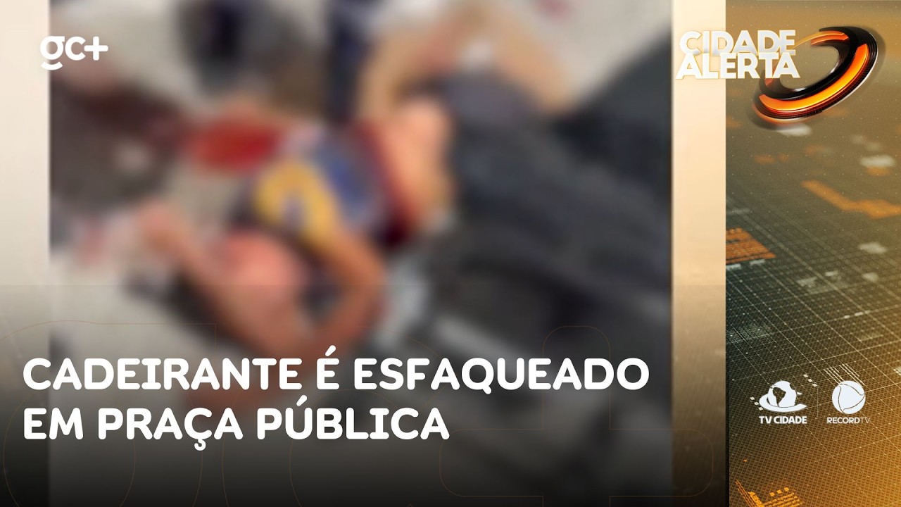 Cadeirante é esfaqueado em praça pública na cidade de Itapipoca | Cidade Alerta