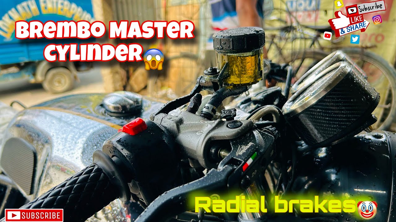BREMBO RCS 19 Master Cylinder For Continental GT 650 & Interceptor 650 🏍️ || 