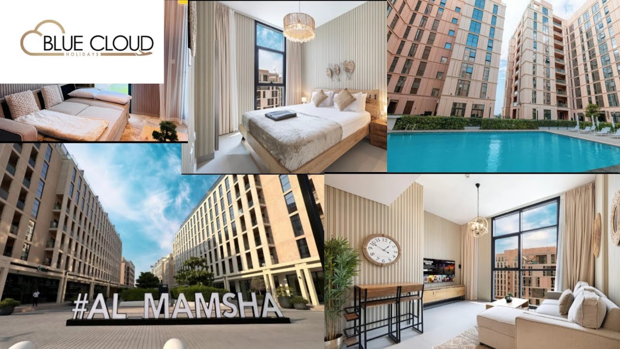 *BLUE CLOUD HOLIDAYS*Luxury Apartments AlZahiya Sharjah||Complete Hotel&Room Tour|Best 4 staycation 