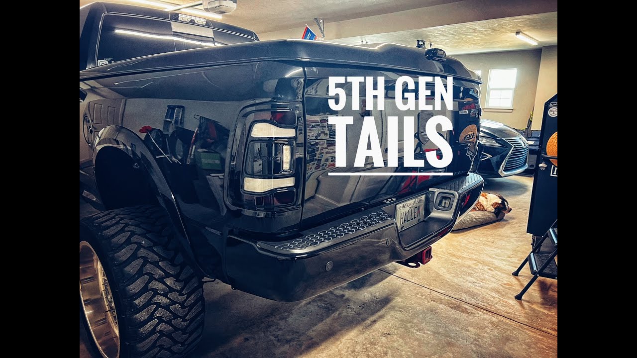 5th Gen Ram tail light install!