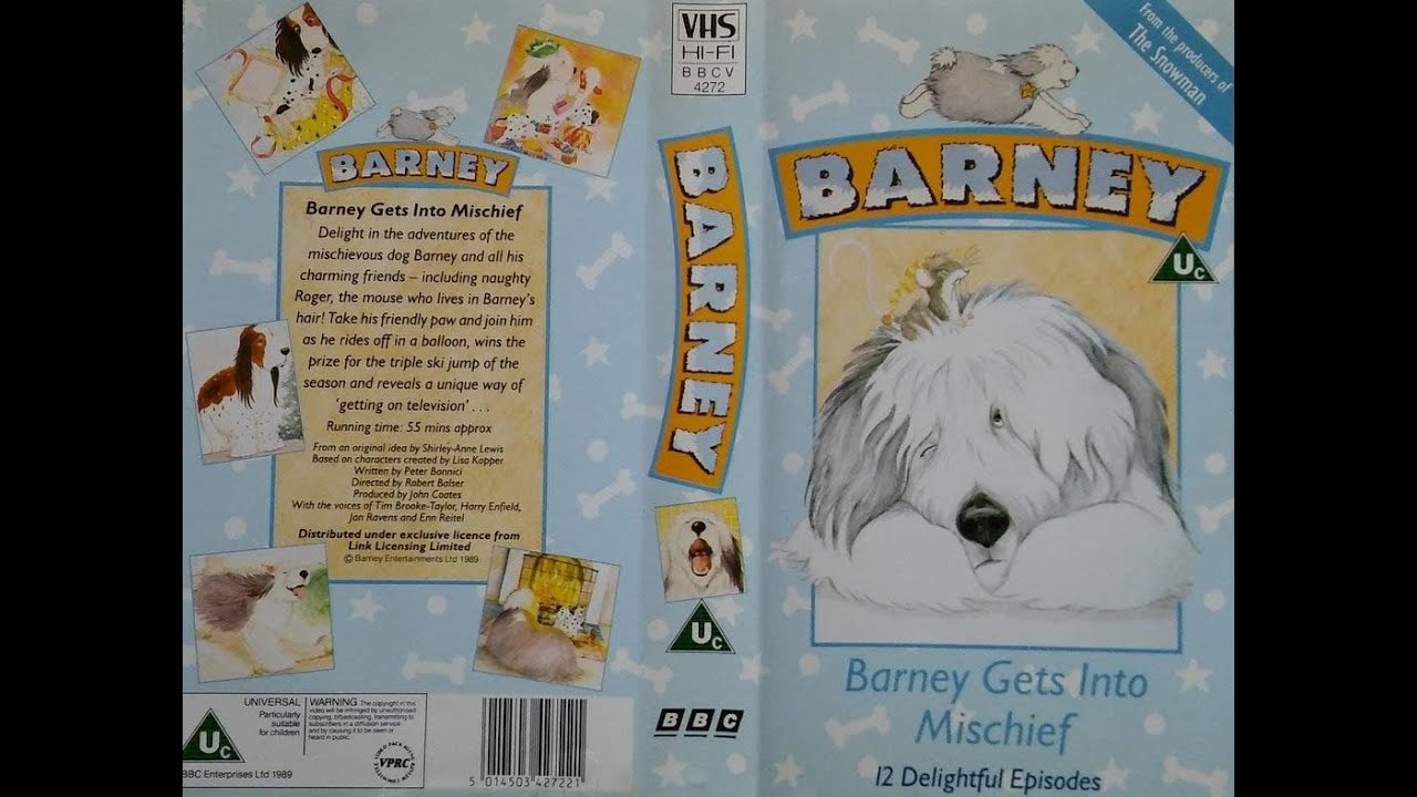 Barney Gets Into Mischief (1989 UK VHS)