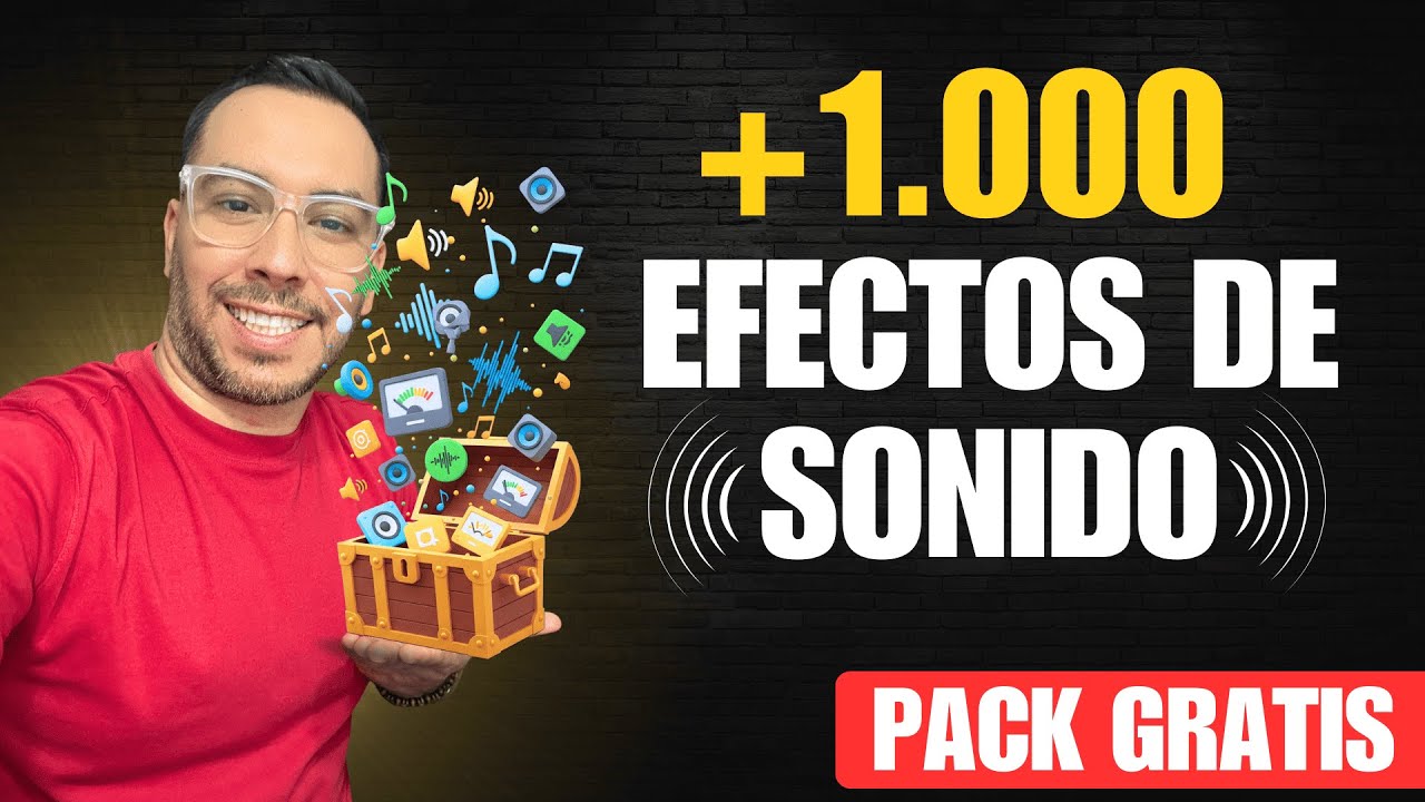 ¡Pack de +1000 Efectos de Sonido GRATIS y SIN COPYRIGHT para tus Videos!
