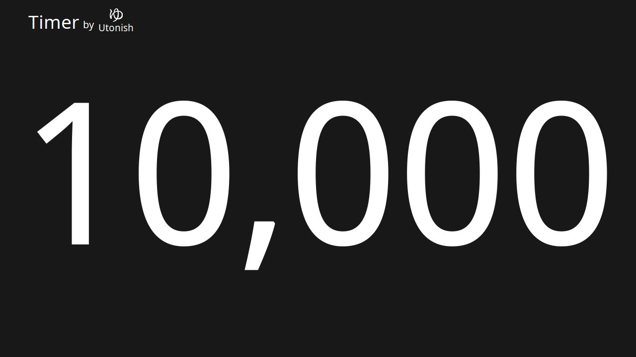10000-sekundowy licznik czasu
