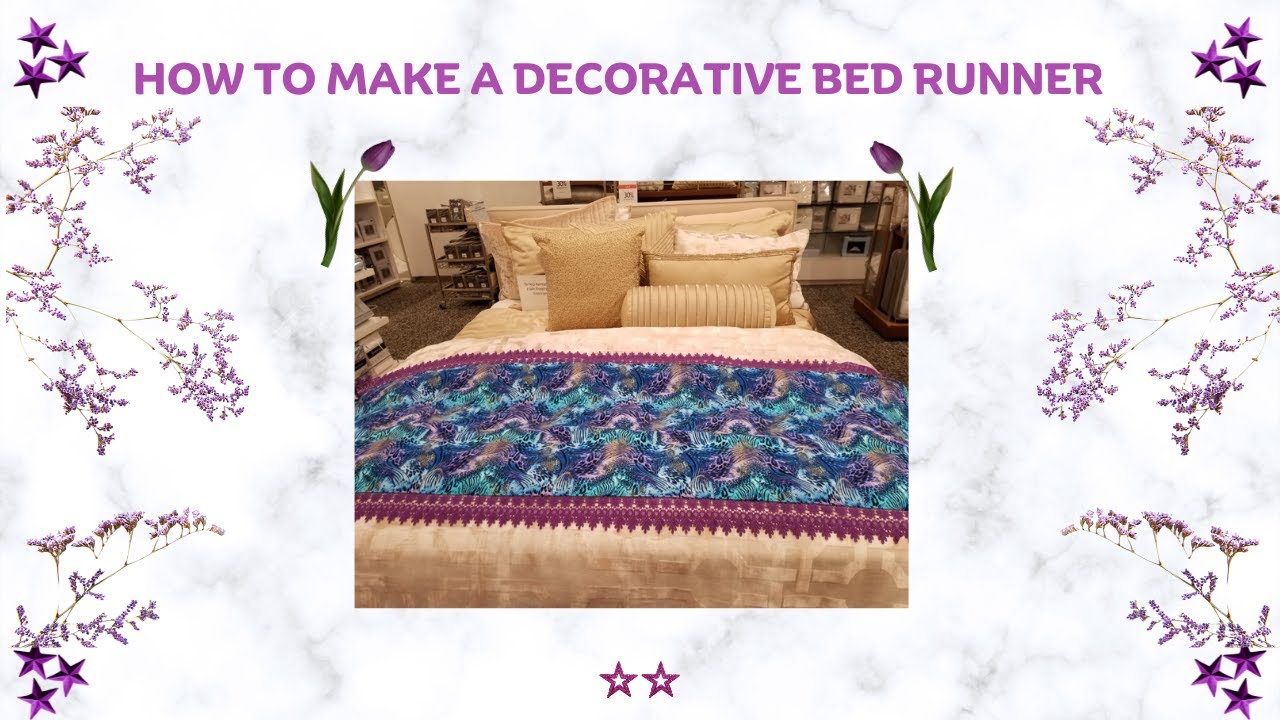 How to Make a Decorative Bed Runner