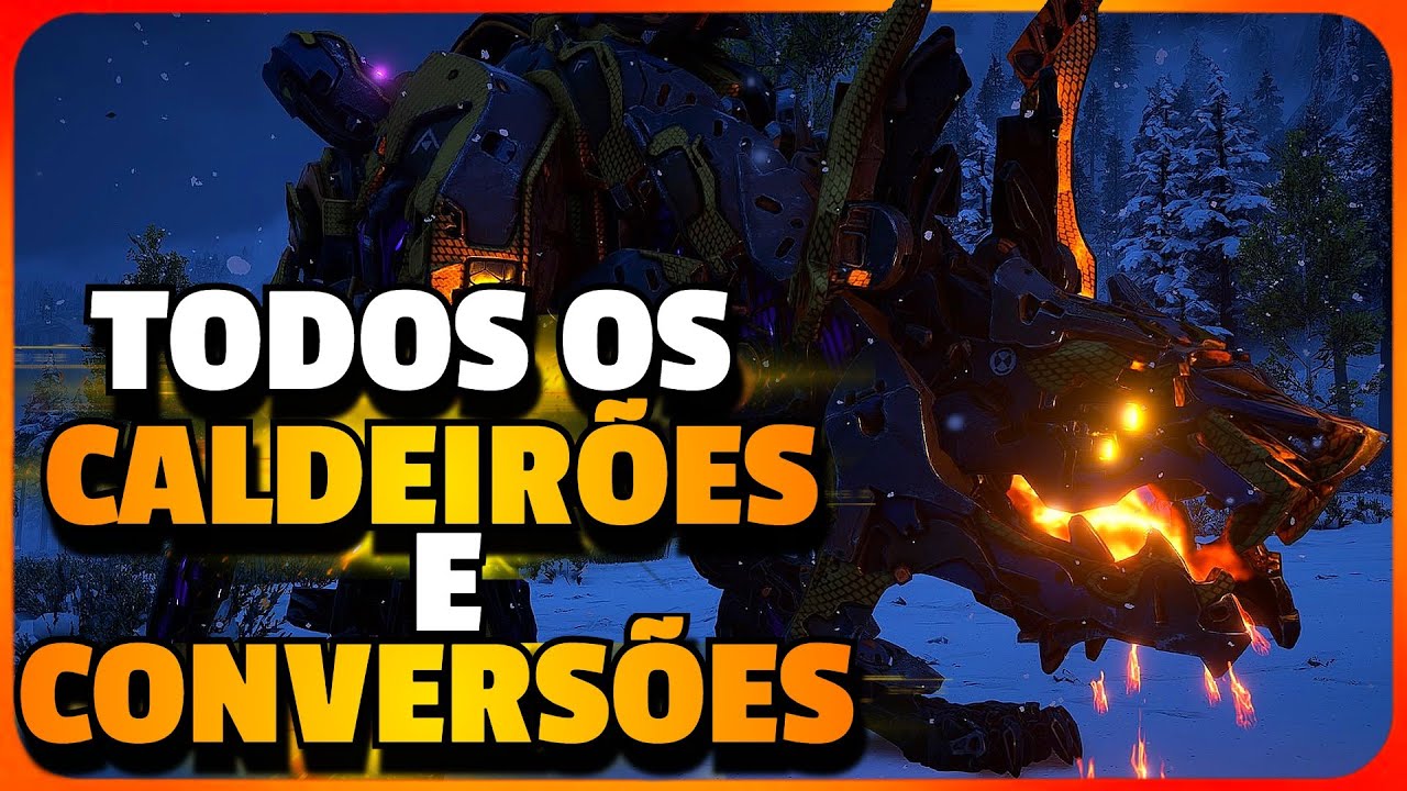 Todos os CALDEIRÕES [DIRETO AO PONTO] - Horizon Forbidden West