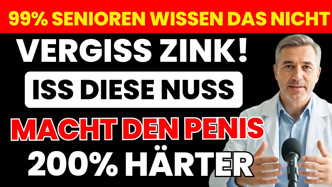 Urologe erklärt: Warum natürliche Lebensmittel oft besser wirken als Zink | Senioren Gesundheit