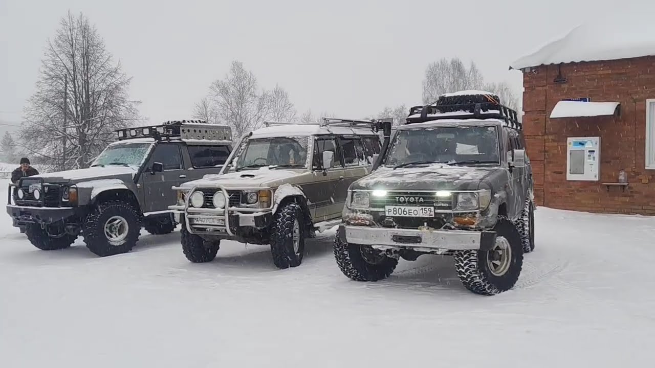 Patrol Y60, Prado 70, Pajero 1gen, легенды бездорожья!!!