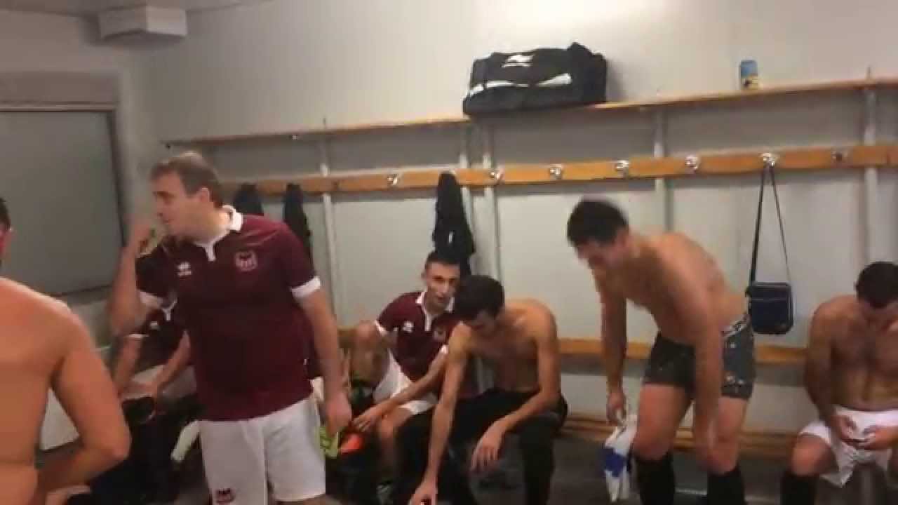 Dans les vestiaires du Garibaldi FC