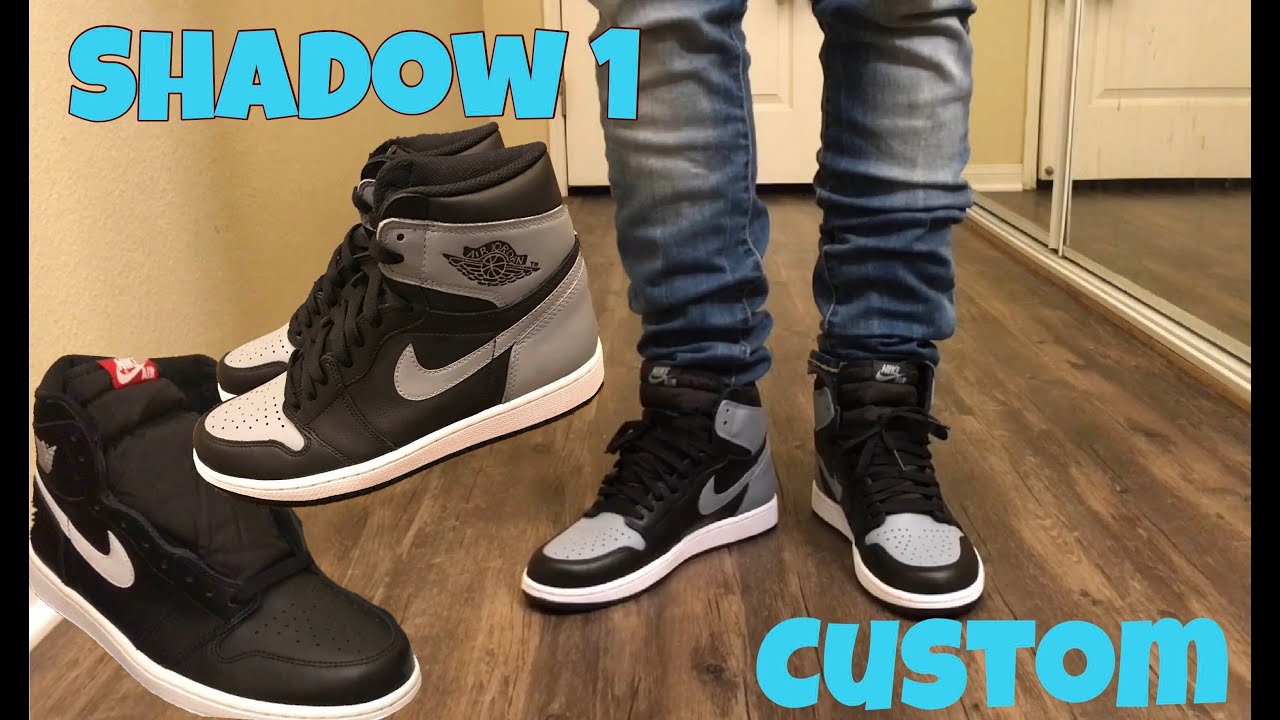 Jordan 1 Shadow Custom w/ on feet