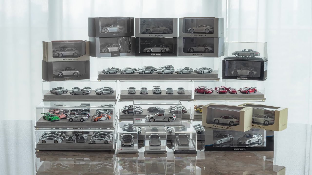 My Entire PORSCHE Model Collection After 16 Months! 1/64, 1/43, Diecast, Resin