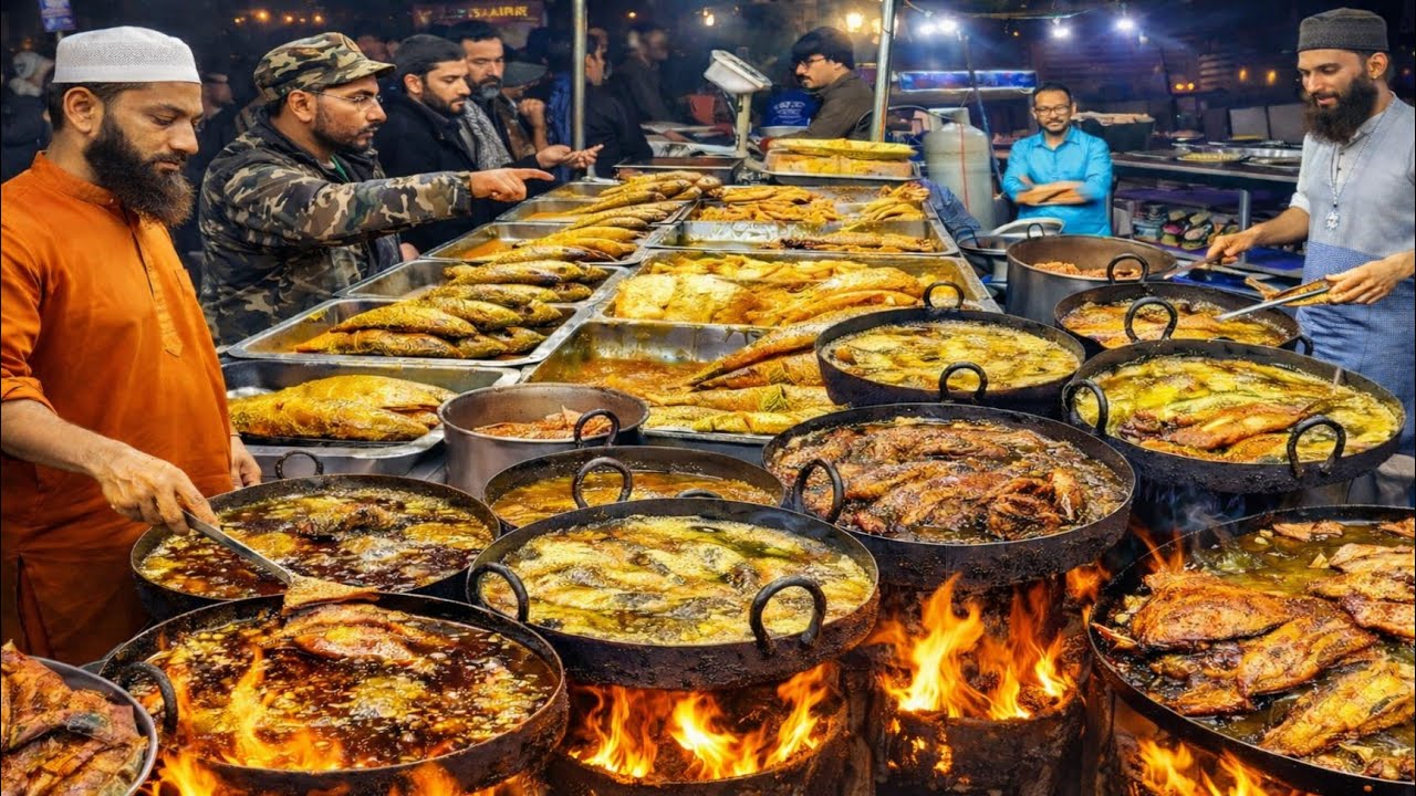 QUETTA FAMOUS MASALA FISH FRY & GRILLED FISH BBQ WITH JUICY PRAWN KARAHI 