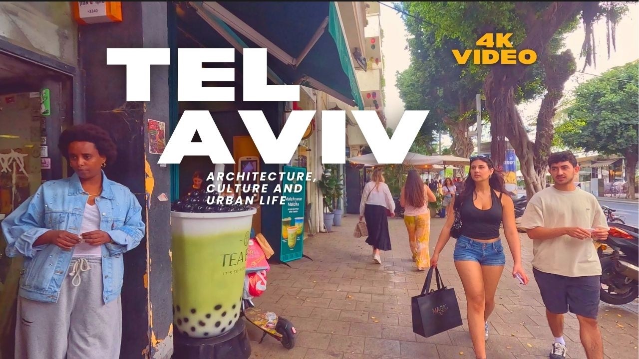 Tel Aviv's Vibrant City Center | Walking Tour in Early Summer