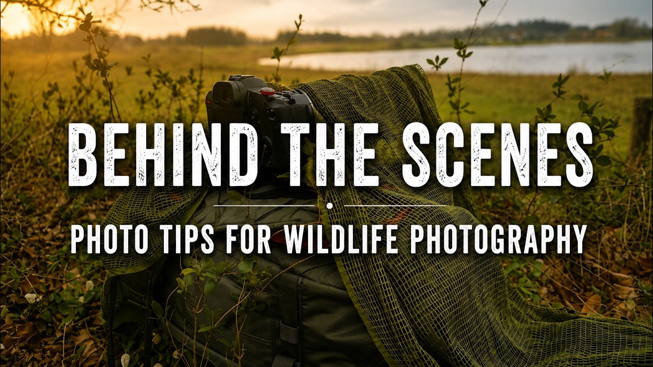 BEHIND THE SCENES - Photo tips for wildlife photography