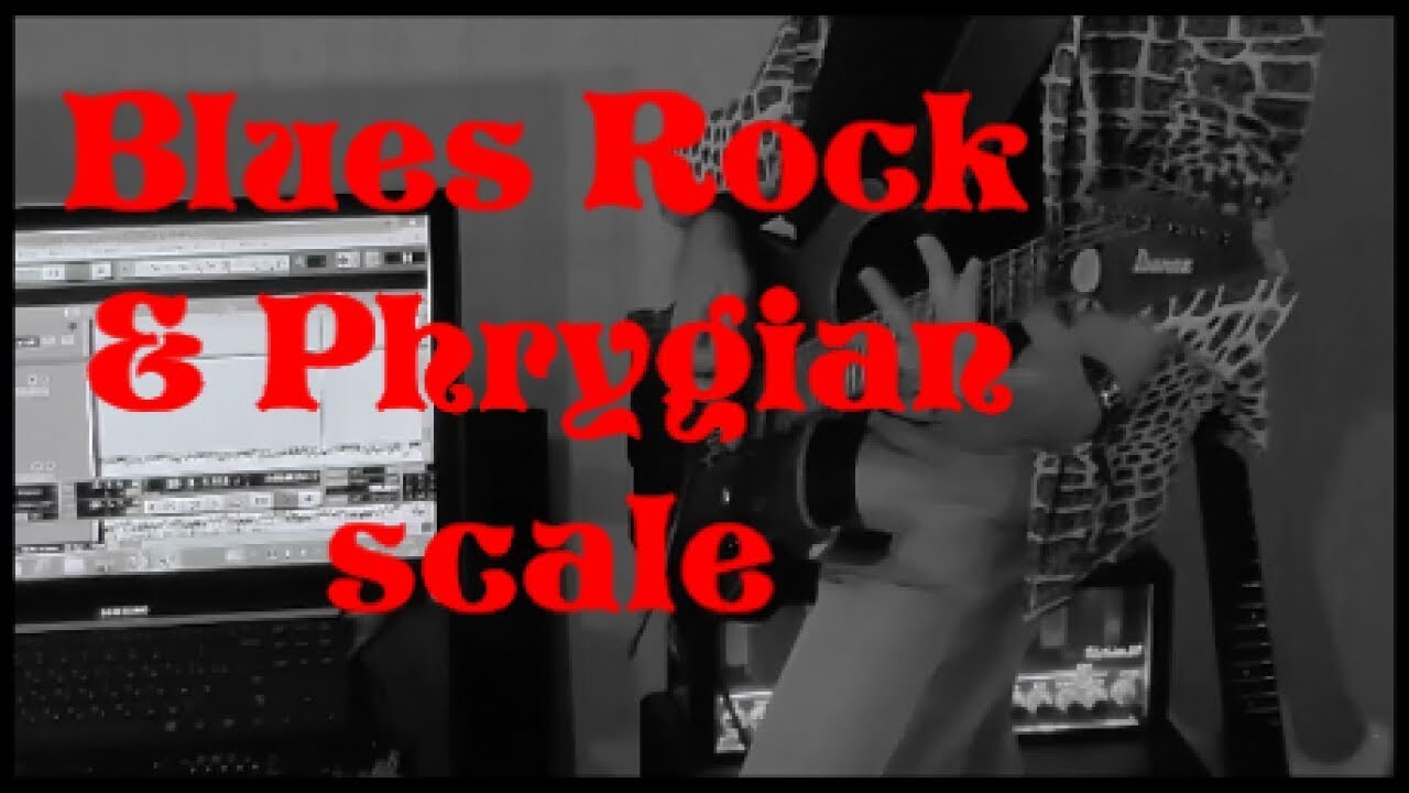 Blues Rock + Phrygian scale &ndash; improvisation on a Doug Rappoport riff (sound - camera mic)