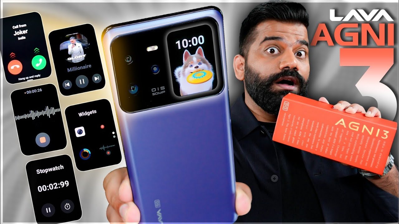 Lava AGNI 3 5G Unboxing & First Look | The Ultimate Midranger with Dual Display #ProudlyIndian🔥🔥🔥