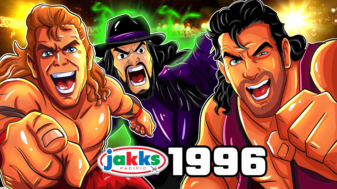 1996 WWF Jakks Bone Crunching Action Figures