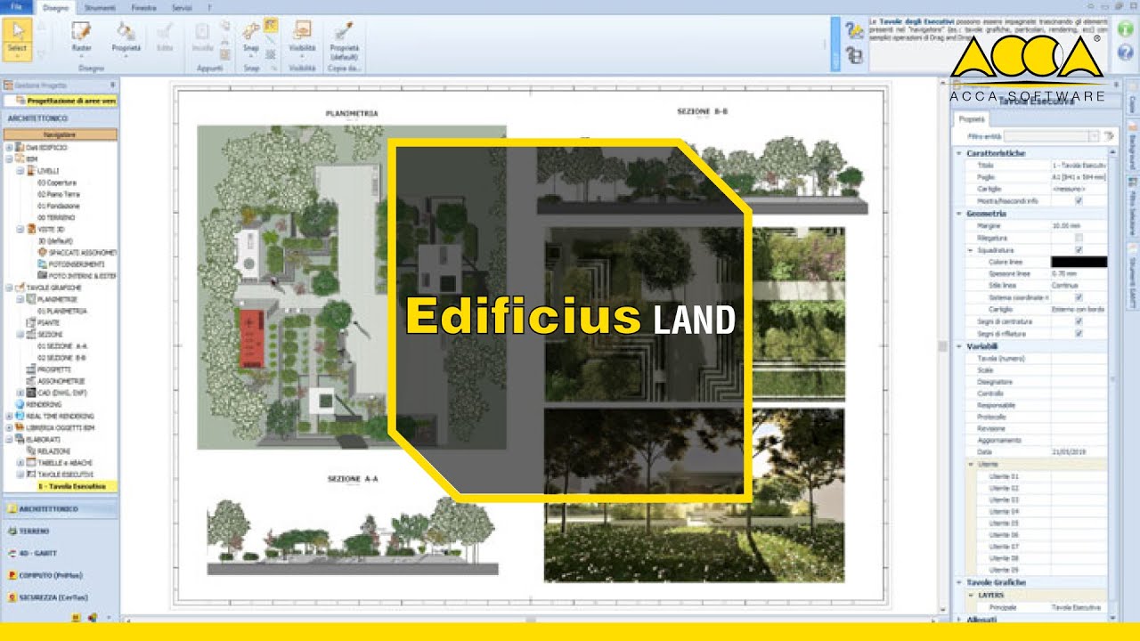 Logiciel Paysagiste - Edificius LAND - ACCA software