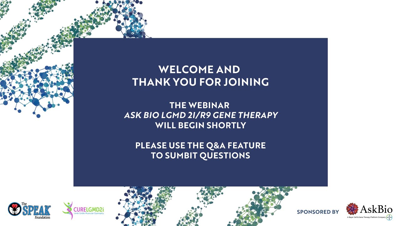 AskBio LGMD 2i/R9 Gene Therapy Webinar