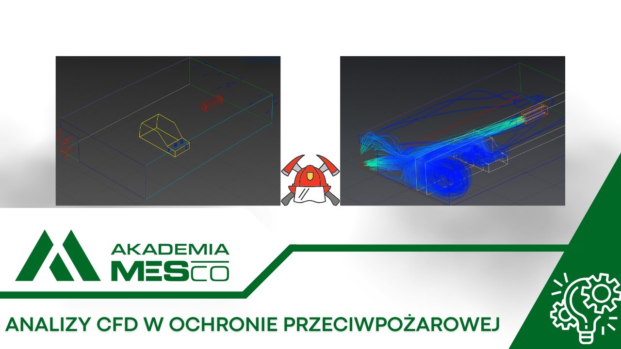 Praktyczne zastosowanie symulacji komputerowej w ochronione przeciwpożarowej - Ansys Fluent