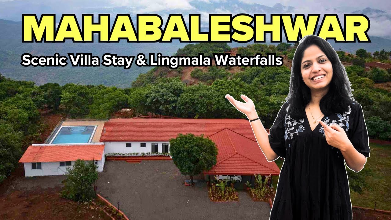 Mumbai to Mahabaleshwar Road Trip | StayVista Windchime Villa + Lingmala Waterfalls Vlog | 4K Vlog