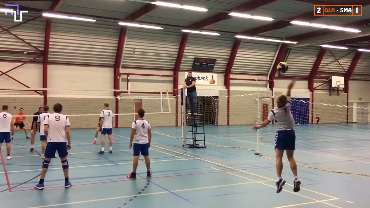 Volleybal Heren Promotieklasse B: Bruins Olhaco H3 - Smash H1 [30-09-2022]