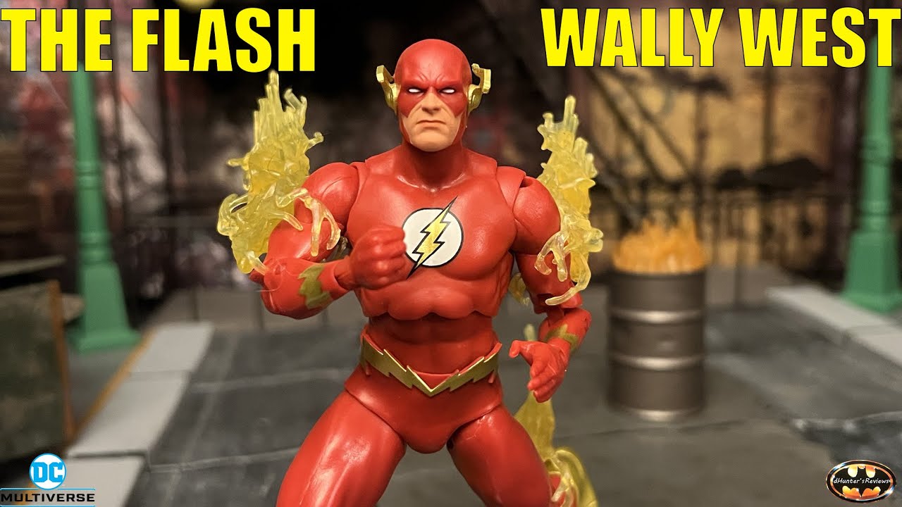 Обзор фигурки Уолли Уэста Флэша из серии JLA 90-х годов от McFarlane DC Multiverse.