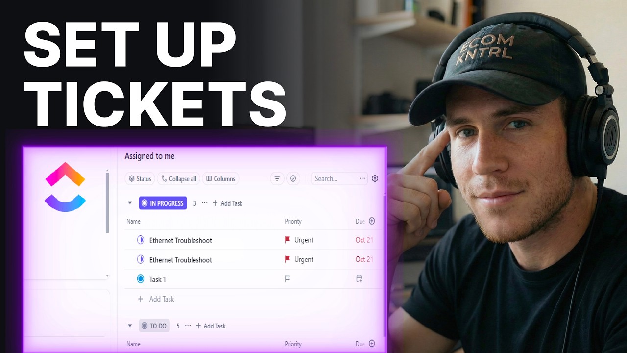 How To Use ClickUp For Ticketing (2026) | Support Ticket Workflow