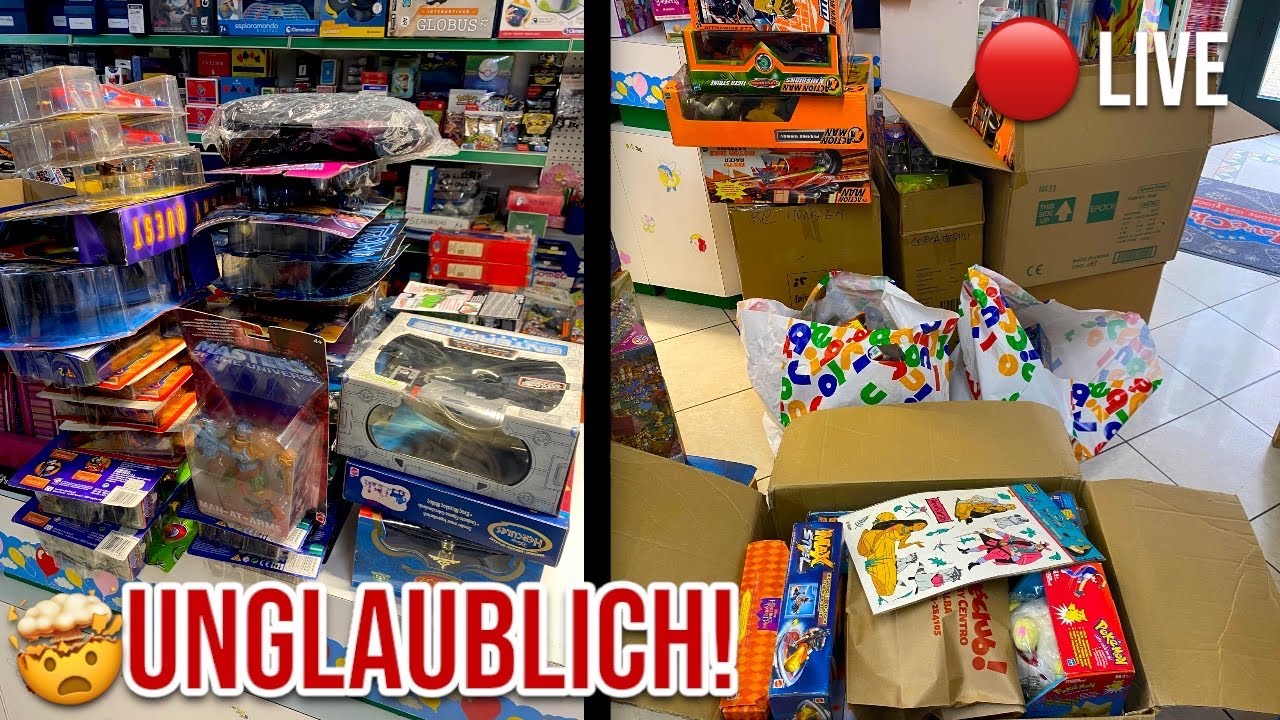 UNFASSBARER Fund in altem Spielzeug Laden! (hätte mir keiner geglaubt!) 🤯 NUR _____ € bezahlt 💸