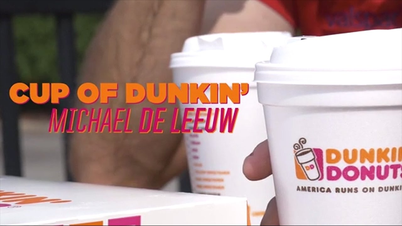 Cup of Dunkin' with Chicago Fire Forward Michael de Leeuw