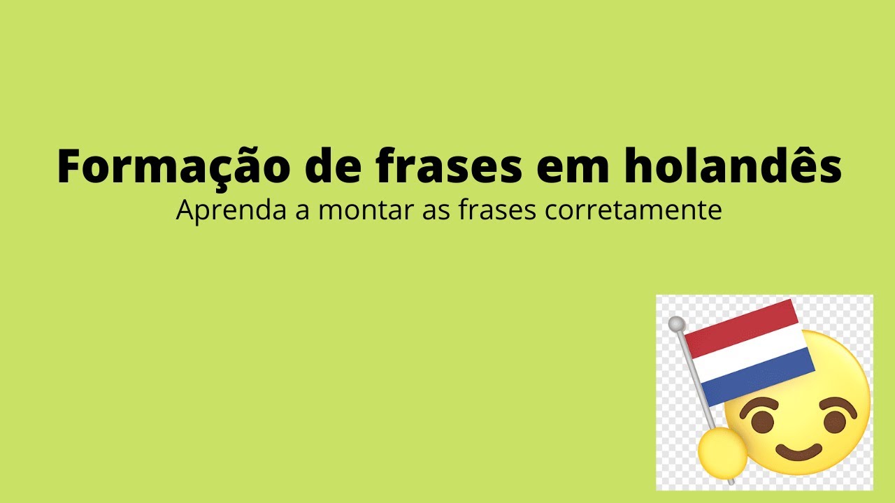 Formação de frases - Como que é isso mesmo?