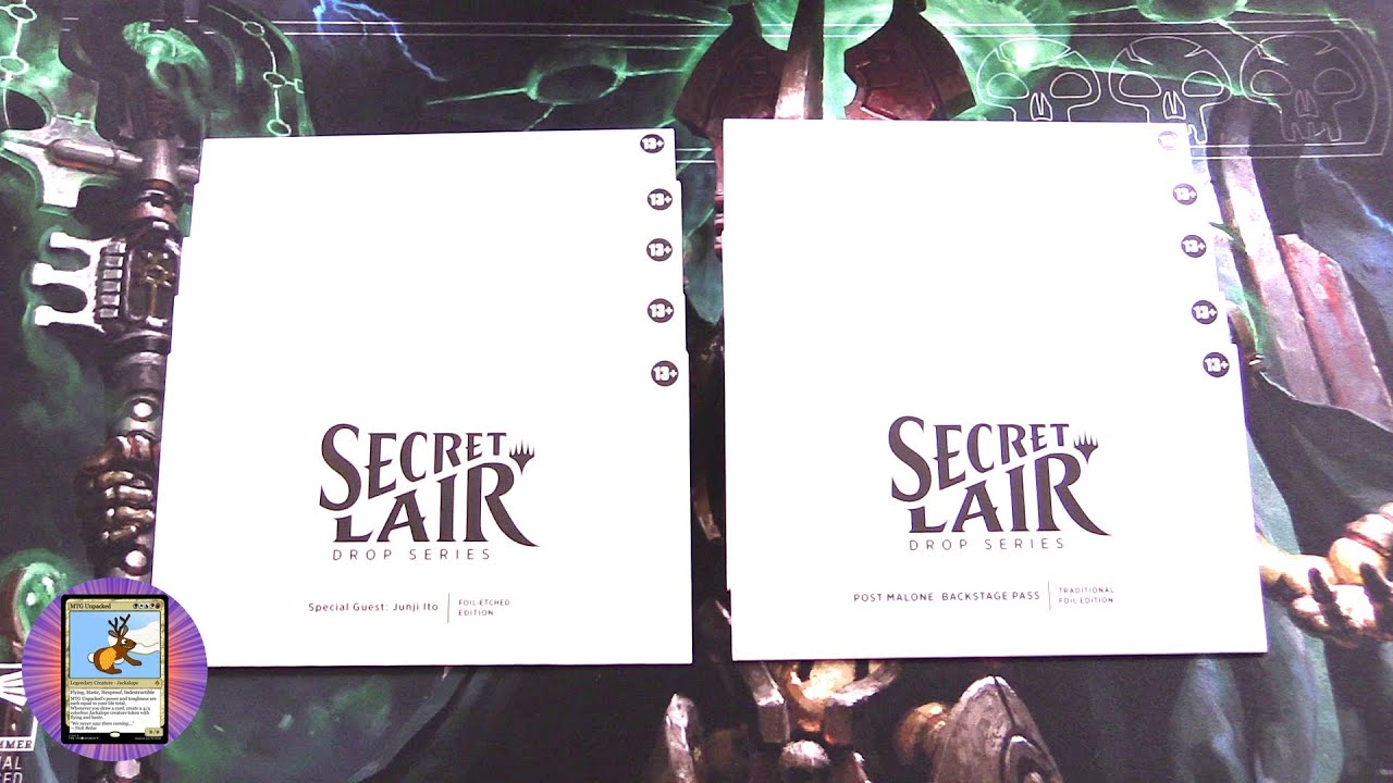 MTG Secret Lair: October 2022 Superdrop Foil Bundles Unboxed