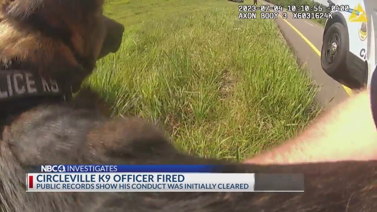 Circleville K-9 officer initially cleared in incident