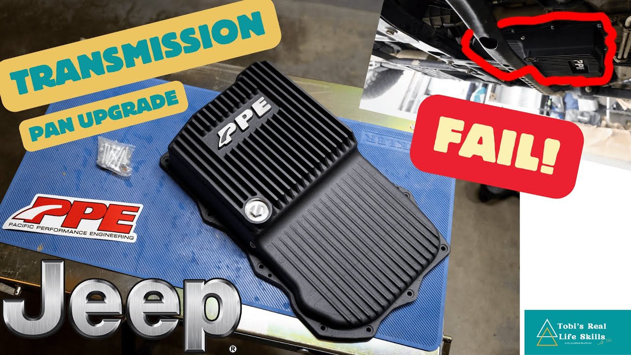 PPE Transmission Pan Upgrade FAIL | Jeep Wrangler JL 2020 | Transmission Fluid Change