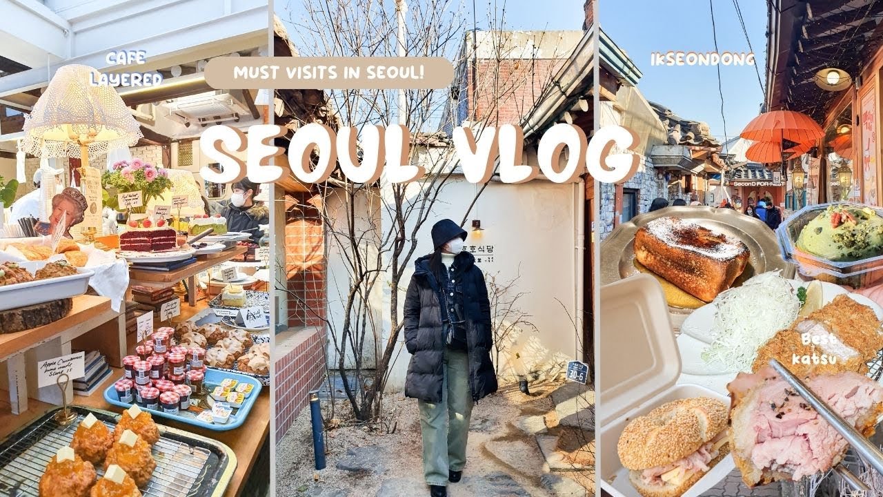 Seoul Vlog 🇰🇷 part 5 | WHAT I ATE in Ikseon-dong, Anguk, Hyehwa, Hongdae and Yeonhui (indo/eng)