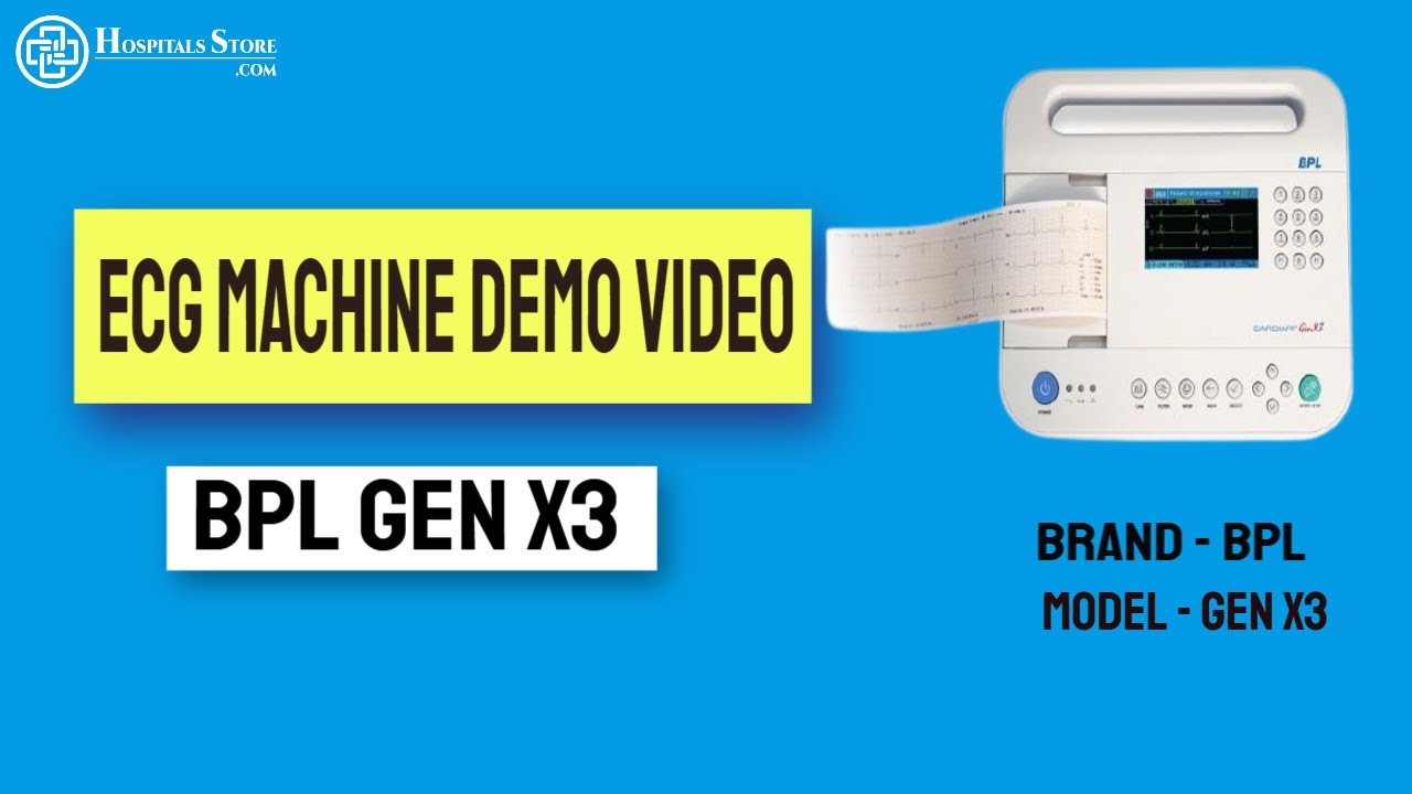 BPL ECG Machine Genx3