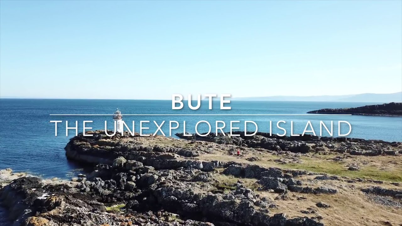Hiking and wild camping the West Island way, Isle of Bute, Scotland  (Drone footage 😍😎 )