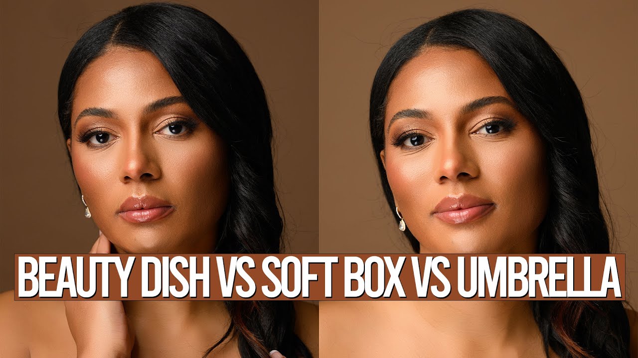 What Is The Difference Between A Beauty Dish vs A Softbox vs A Reflective Umbrella?