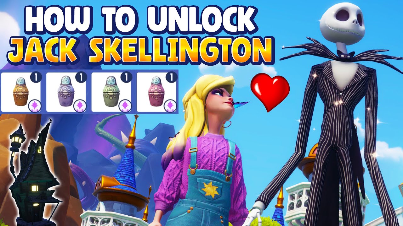 Disney Dreamlight Valley. How to Get Jack Skellington. I LOVE HIM! Matryoshkas Hunt.